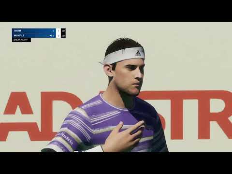 Tennis World Tour 2 Dominic Thiem vs Gael Monfils Full Match