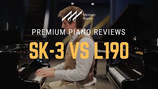 Video thumbnail for 🎹Shigeru Kawai SK-3 vs Estonia L190 Grand Piano Review & Comparison - High-End Acoustic Pianos🎹 by Merriam Music