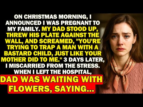 When I Announced My Pregnancy On Christmas, My Dad Threw His Plate Against The Wall And Screamed...