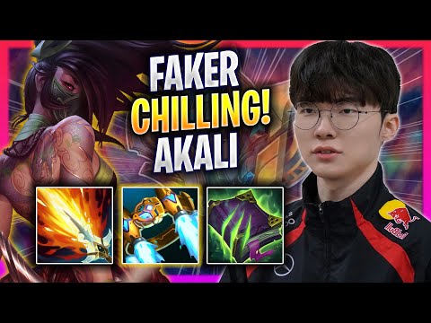 FAKER CHILLING WITH AKALI! - T1 Faker Plays Akali MID vs Vladimir! | Season 2024