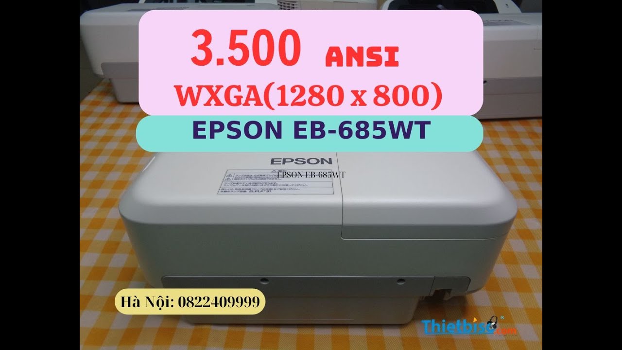 Máy Chiếu Cũ Siêu Gần EPSON EB-685WT giá rẻ (X28X8600914)