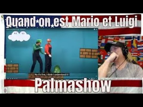 Quand on est Mario et Luigi - Palmashow - REACTION - LMAO