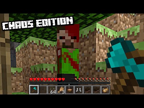 Minecraft Chaos Edition is HORRIFYING... (Chaoscraft)