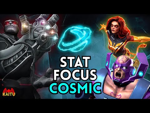 Best Stat Focus and Relics For COSMIC Champions! (New Statcast Relics) MCOC