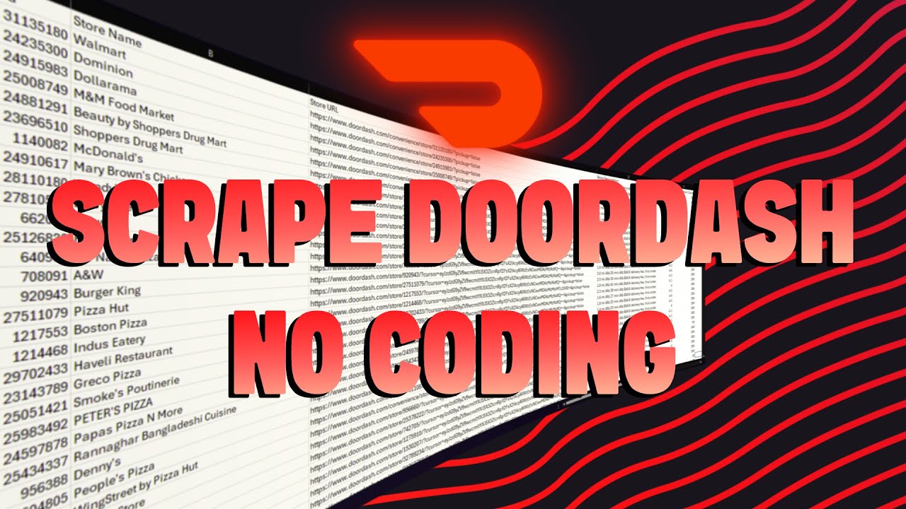 DoorDash Scraper: Export Restaurants, Menus, Reviews & more