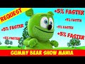 Gummy Bear Song MANIA Style Gets 5 FASTER Every GUMMY Special Request Gummy Bear Show MANIA