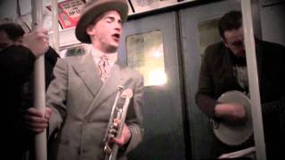 Drew Nugent Midnight Society play on Vintage Subway Car