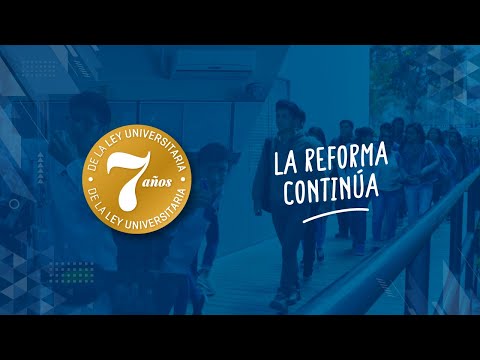 ¡7 años de la Ley Universitaria!, video de YouTube