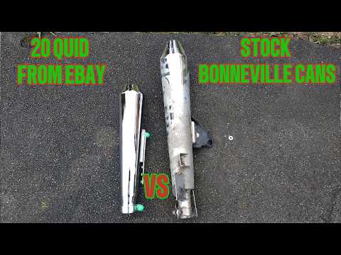 Putting a 20 quid exhaust on my Triumph Bonneville 865. Will it sound any good?