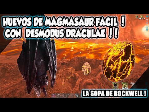CONSEGUIR HUEVOS DE MAGMASAURIO FACIL ARK FJORDUR ! 😱🍵