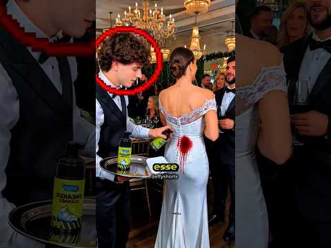 Ele salvou o vestido de casamento dela 😱