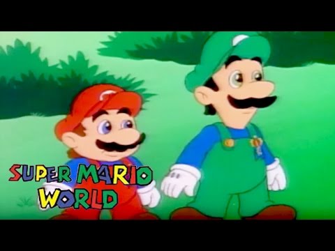 Super Mario World | A LITTLE LEARNING | Super Mario Brothers | Cartoons For Kids
