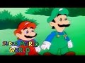 Super Mario World A LITTLE LEARNING Super Mario Brothers Cartoons For Kids