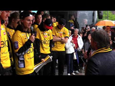 IF Elfsborg hyllas på Sandwalls Plats!