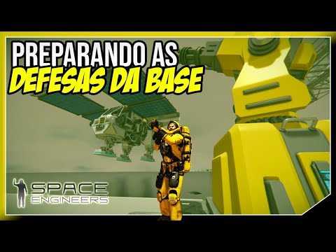 Preparando a defesa da base no Space Engineers