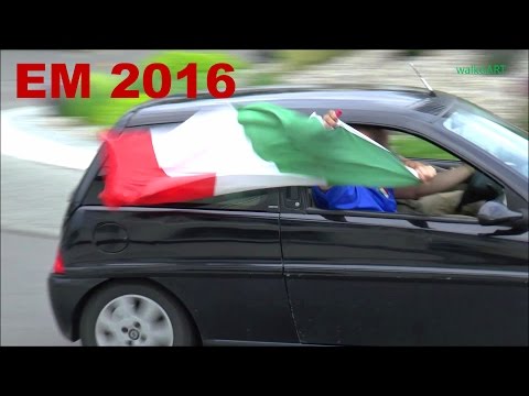 UEFA Euro Fußball EM 2016 Italien - Spanien / Italia - Spagna 2:0 - Italien im Viertelfinale !!!