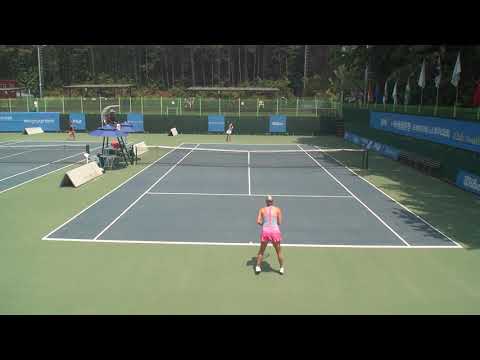 이소라 대 장유슈안 고양 챌린저 16강전