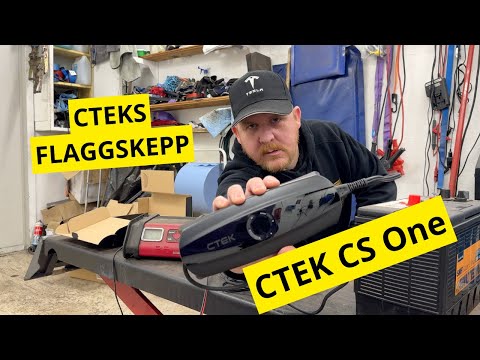 Testar CTEK CS One, den smartaste batteriladdaren i världen.