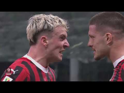 INTER MILAN 0 3  HIGHLIGHTS  Two Goal Jovic The Hero For Milan  Coppa Italia Frecciarossa 2024 25