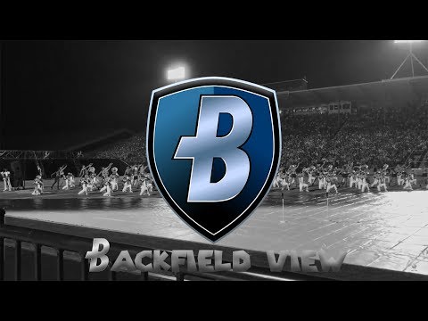 Bluecoats 2017 Jagged Line "Grow Till Tall" Backfield View