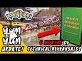 UPDATE Wizard Of Oz Rollercoaster Is STILL On Technical Rehearsals Warner Bros Movie World