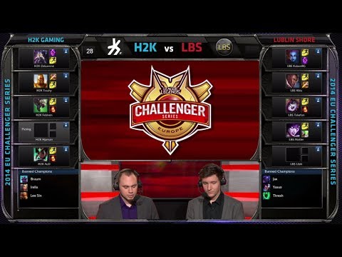 H2K Gaming vs Lublin Shore | Game 1 SemiFinals EU Challenger Summer 2014 | H2K vs LBS