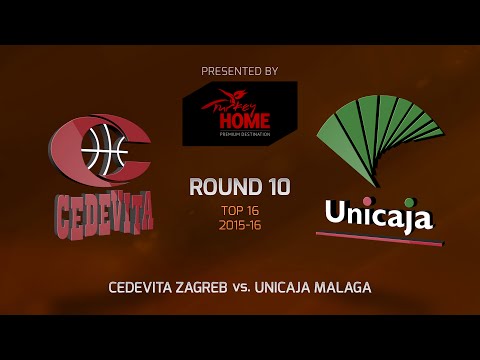 Highlights: Top 16, Round 10, Cedevita Zagreb 78-91 Unicaja Malaga