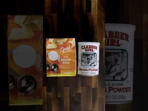Baking Soda vs. Baking Powder