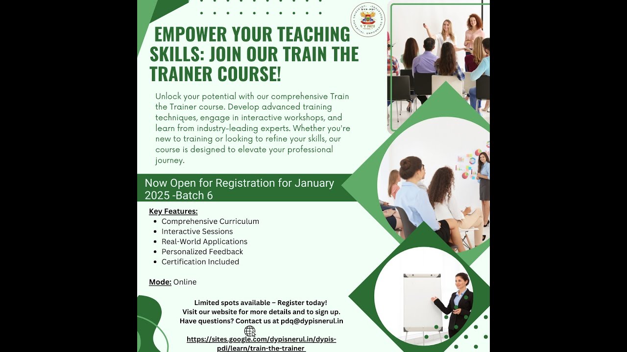 Train the Trainer Workshop