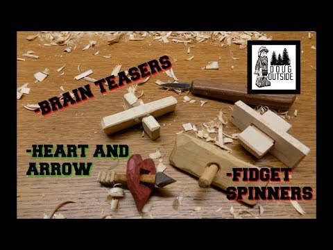 Woodcarving How To: Carve a 2 Piece Mystery Locking Puzzle