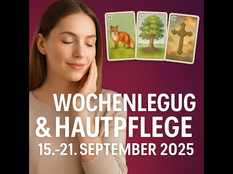 🌙 Wochenorakel 15.–21. September 2025 | Liebe, Hautpflege & spirituelle Impulse