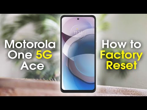 Motorola One 5G Ace How to Reset Back to Factory Settings