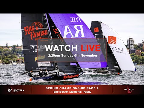 18 Footers League Spring Championship Race 4 Eric Bowen Memorial Trophy