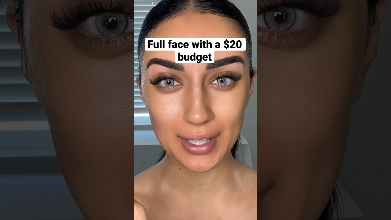 FULL FACE WITH A $20 BUDGET😳