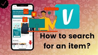 How to search for an item in Vinted?