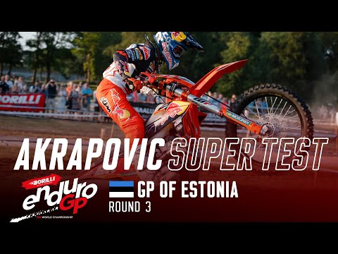 2021 Borilli FIM EnduroGP World Championship - Rnd3 Estonia, Akrapovic SuperTest highlights