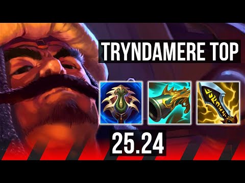 TRYNDAMERE vs IRELIA (TOP) | KR Challenger | 25.24