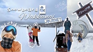 learning to snowboard and a trip to Wakkanai, Hokkaido🏂🇯🇵