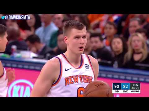 Kristaps Porzingis  Frank Ntilikina EPiC 50 Pts Combined 2017 11 05 vs Pacers   40 For KP! 1