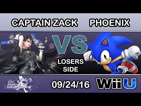 2GGT: Abadango Saga - CaptainZack (Bayonetta) Vs. Phoenix (Sonic) Losers Side - Smash Wii U