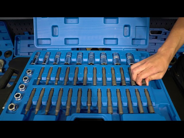 Video teaser for BRLLIANT TOOLS BT651050 Stoßdämpfer-Werkzeug-Satz, 39-tlg [Powered by KS Tools]