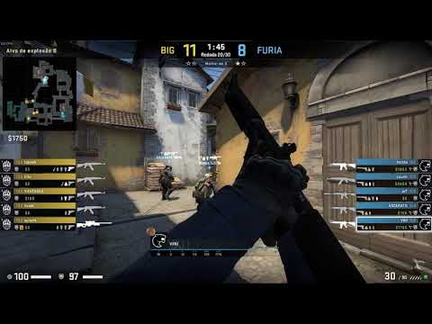 Pov VINI (28/23) CS GO DEMO - INFERNO - 16 FURIA VS 19 BIG (Gamers Without Borders 27/06/2021)