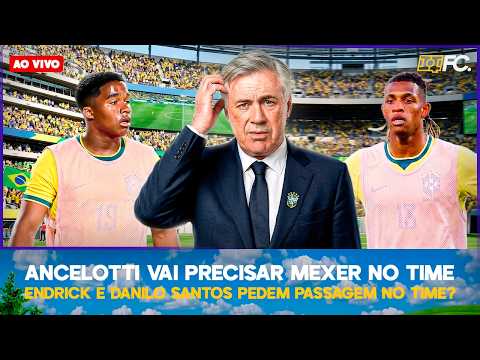 ANCELOTTI DEVE MEXER EM QUAIS POSIÇÕES? ENDRICK DEVE SER TITULAR NO PRÓXIMO JOGO? – BOM DIA, QFC
