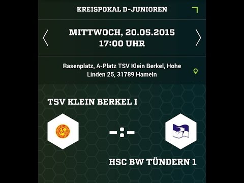 Kreispokal/D-Junioren/ TSV KLEIN BERKEL-HSC BW Tündern/MeagMeister2009