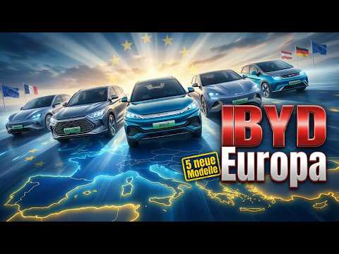 5 neue BYD-Modelle für Europa – Angriff auf Tesla, VW und Co.