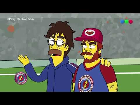 peligro sin codificar version simpsons