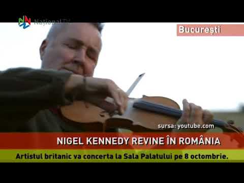 NIGEL KENNEDY PE 8 OCTOMBRIE LA SALA PALATULUI