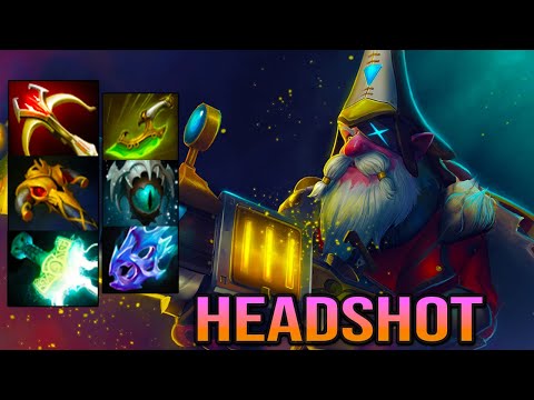 BRUTAL HEADSHOT [ Sniper ] INTENSE CARRY BUILD - DOTA 2 GAMEPLAY