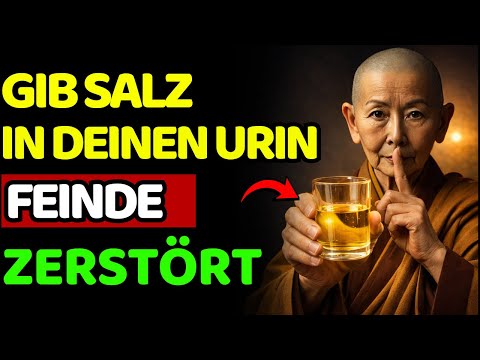 Gib SALZ in deinen URIN, um FEINDE zu zerstören – ohne sie zu konfrontieren | Buddhismus