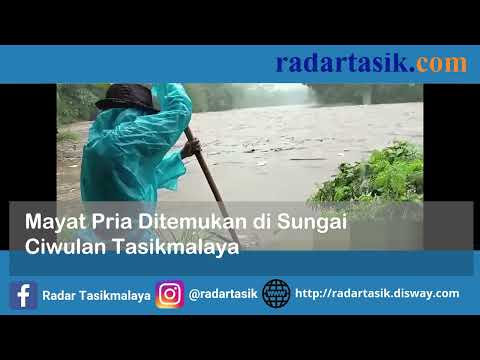 Mayat Pria Ditemukan di Sungai Ciwulan Tasikmalaya